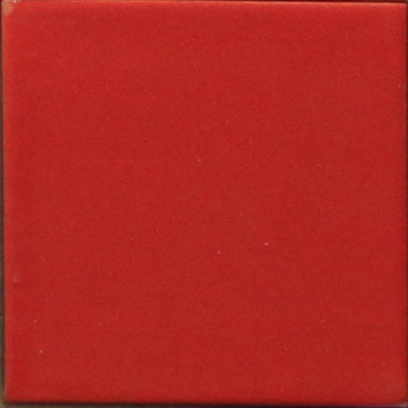 Mexican Talavera Tile – PLAIN RED