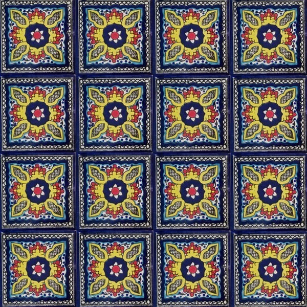 Mexican Talavera Tile - AMT 006
