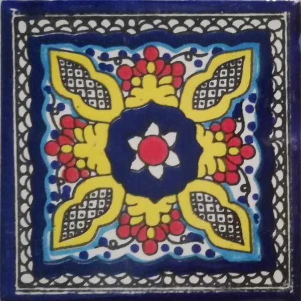 Mexican Talavera Tile - AMT 006