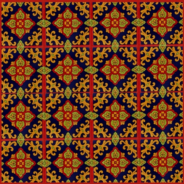 Mexican Talavera Tile - AMT 012 (Sofi)