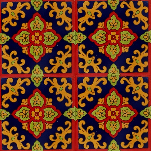 Mexican Talavera Tile - AMT 012 (Sofi)
