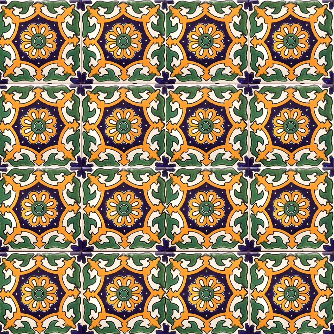Mexican Talavera Tile - AMT 014 (#354)