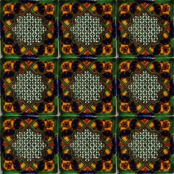 Mexican Talavera Tile – HAD020_MUSTARD