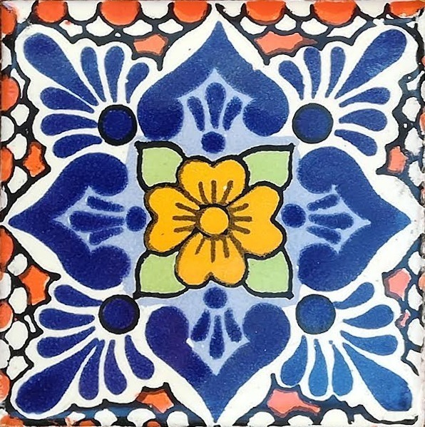 Mexico Talavera Tile - HAD021_ORANGE