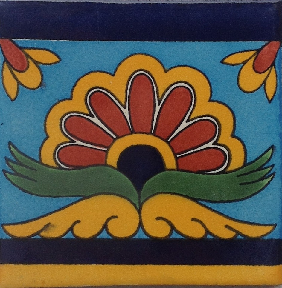 Mexican Talavera Tile – HAD 039 (BORDER DESIGN)