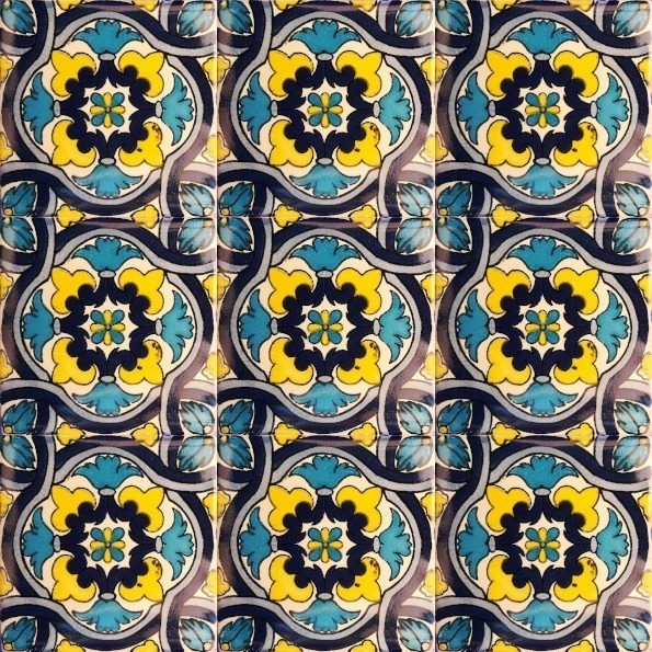 Mexican Talavera Tile – HAD044_ACID YELLOW