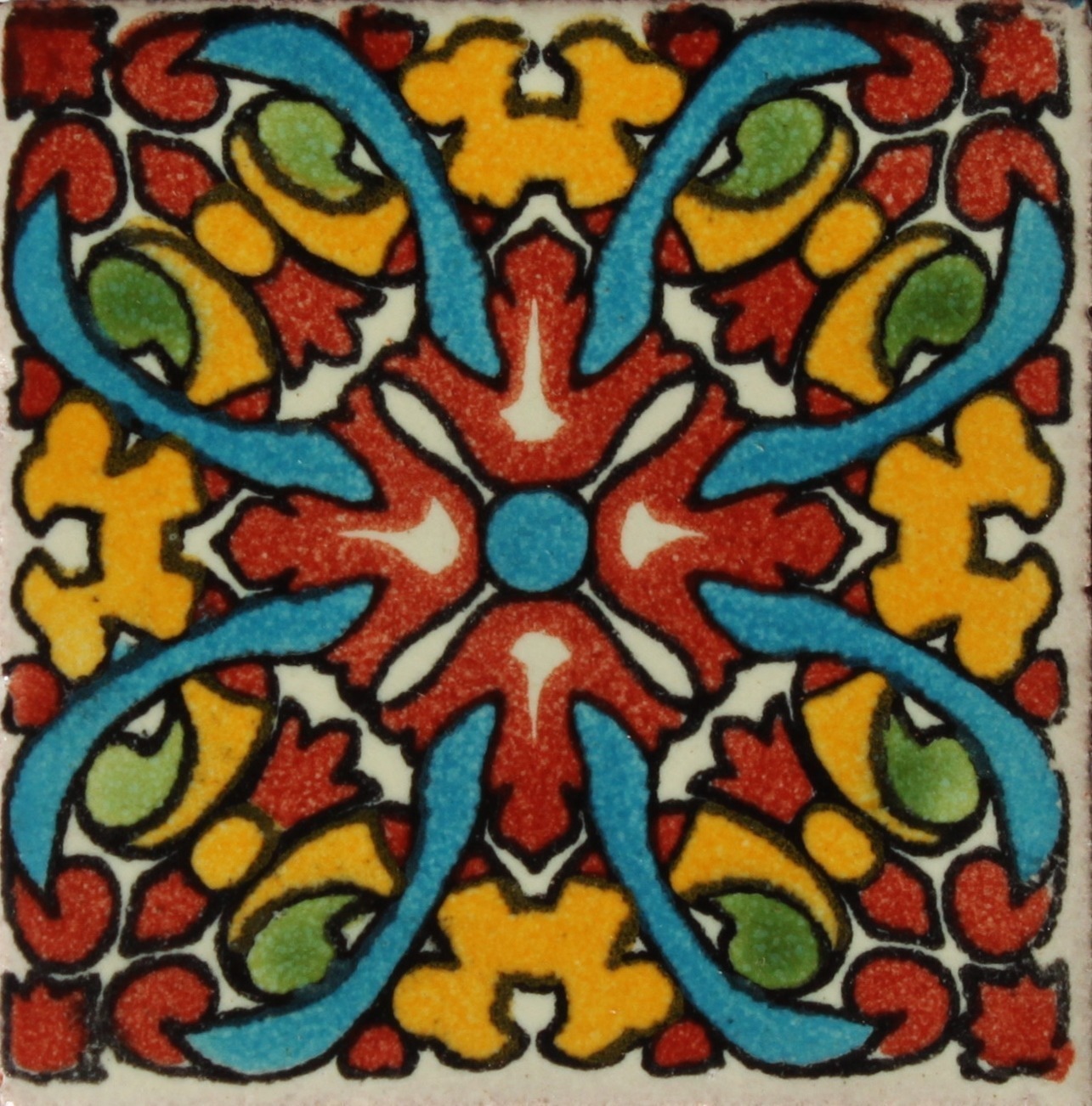 Mexican Talavera Tile – HAD048_RED