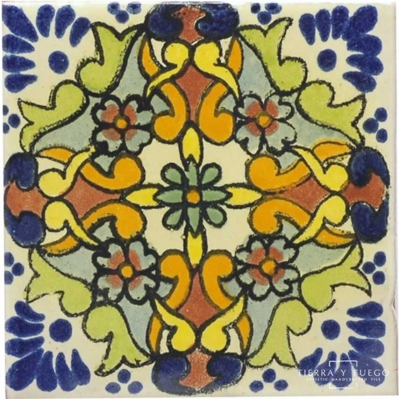 Mexican Talavera Tile - HAD 058_GREEN