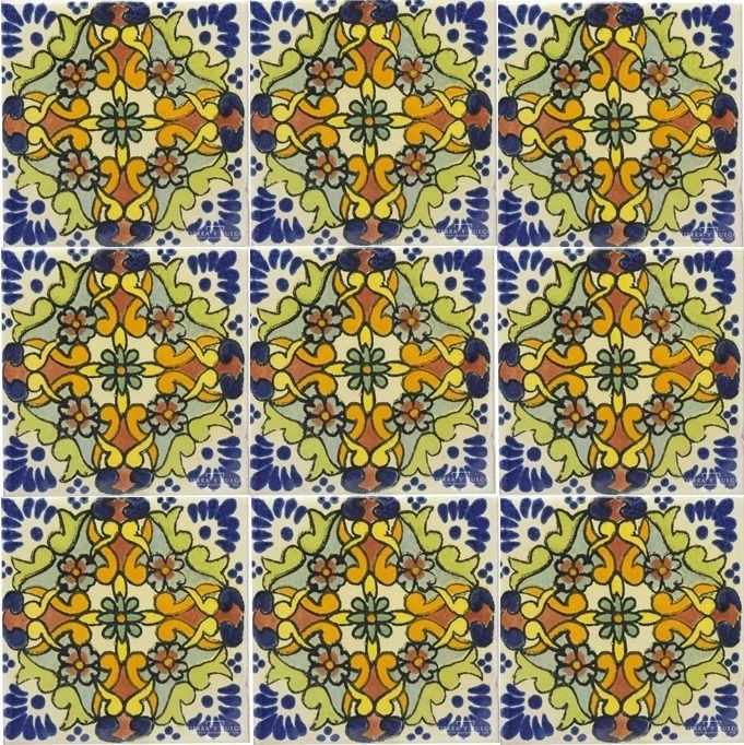 Mexican Talavera Tile - HAD 058_GREEN