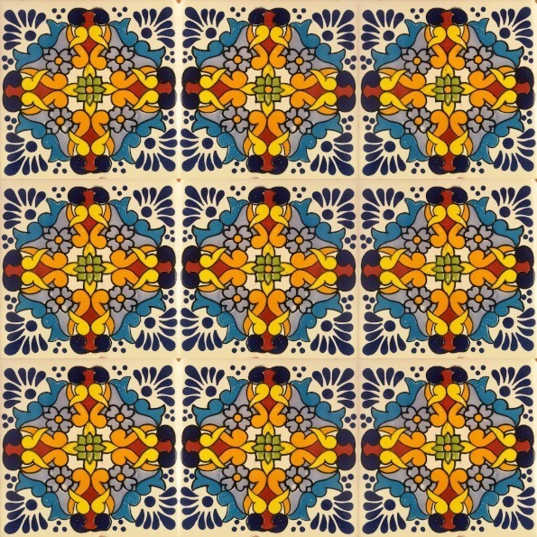 Mexican Talavera Tile – HAD058_BLUE