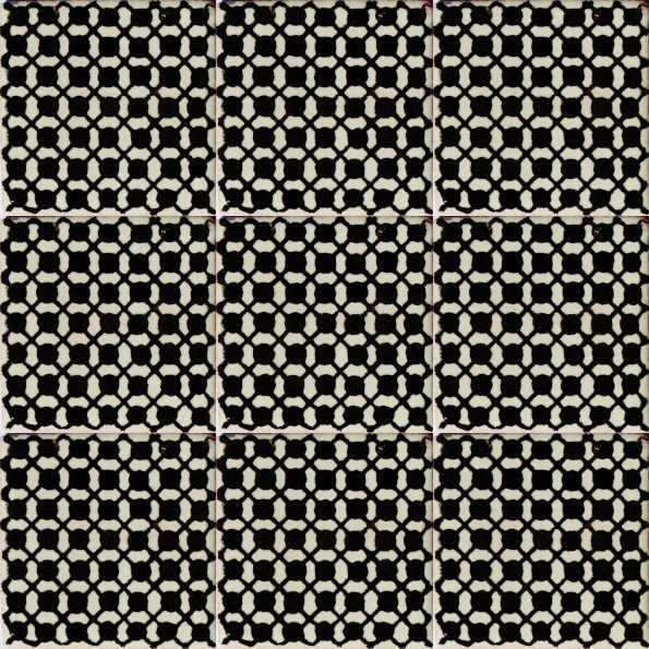 Mexican Talavera Tile – HAD070_BLACK