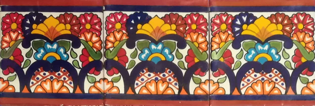 Mexican Talavera Tile - HAD085_TERRACOTTA