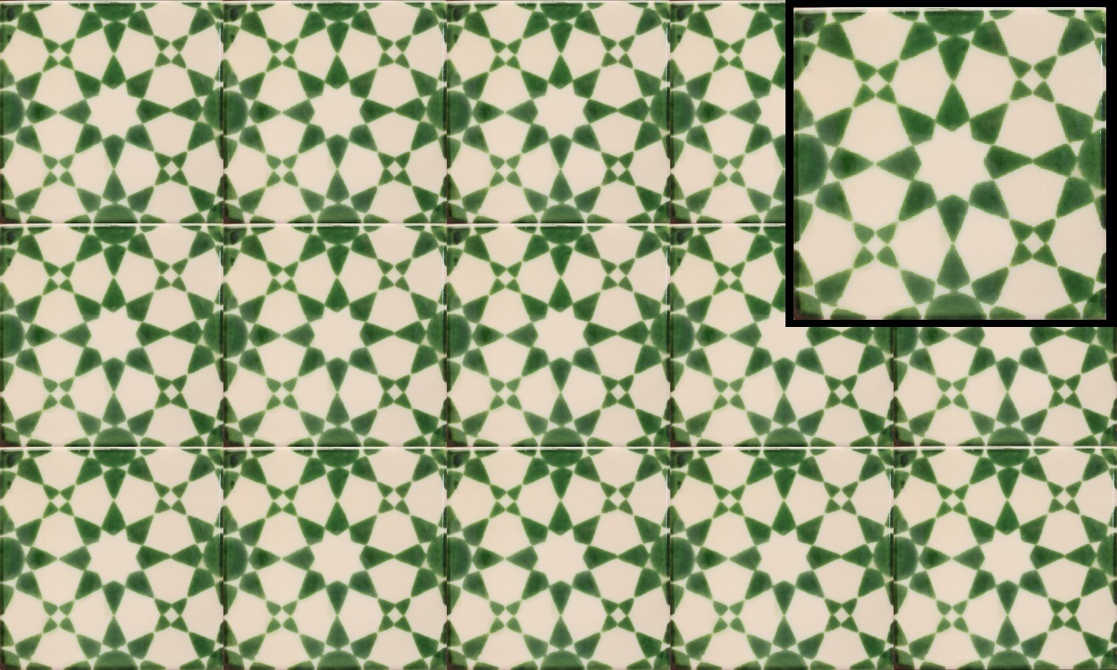 Mexican Talavera Tile - HAD 087_GREEN