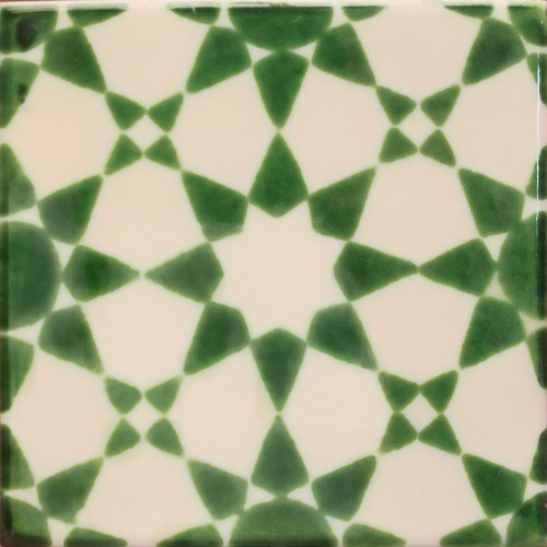 Mexican Talavera Tile - HAD 087_GREEN