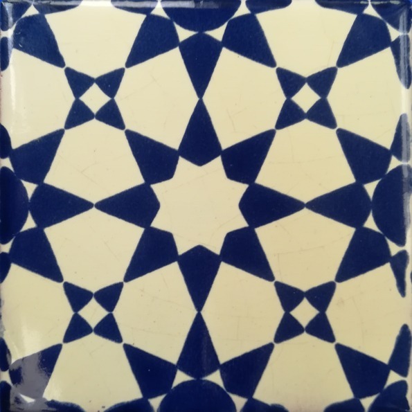 Mexican Talavera Tile - HAD087_COBALT