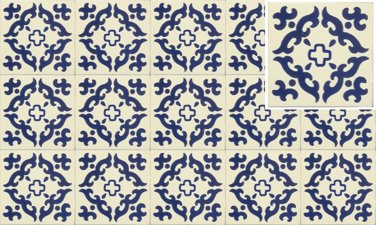 Mexican Talavera Tile - HAD 090
