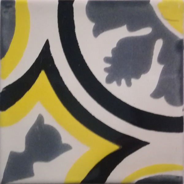 Mexican Talavera Tile - MAN 017_ACID YELLOW