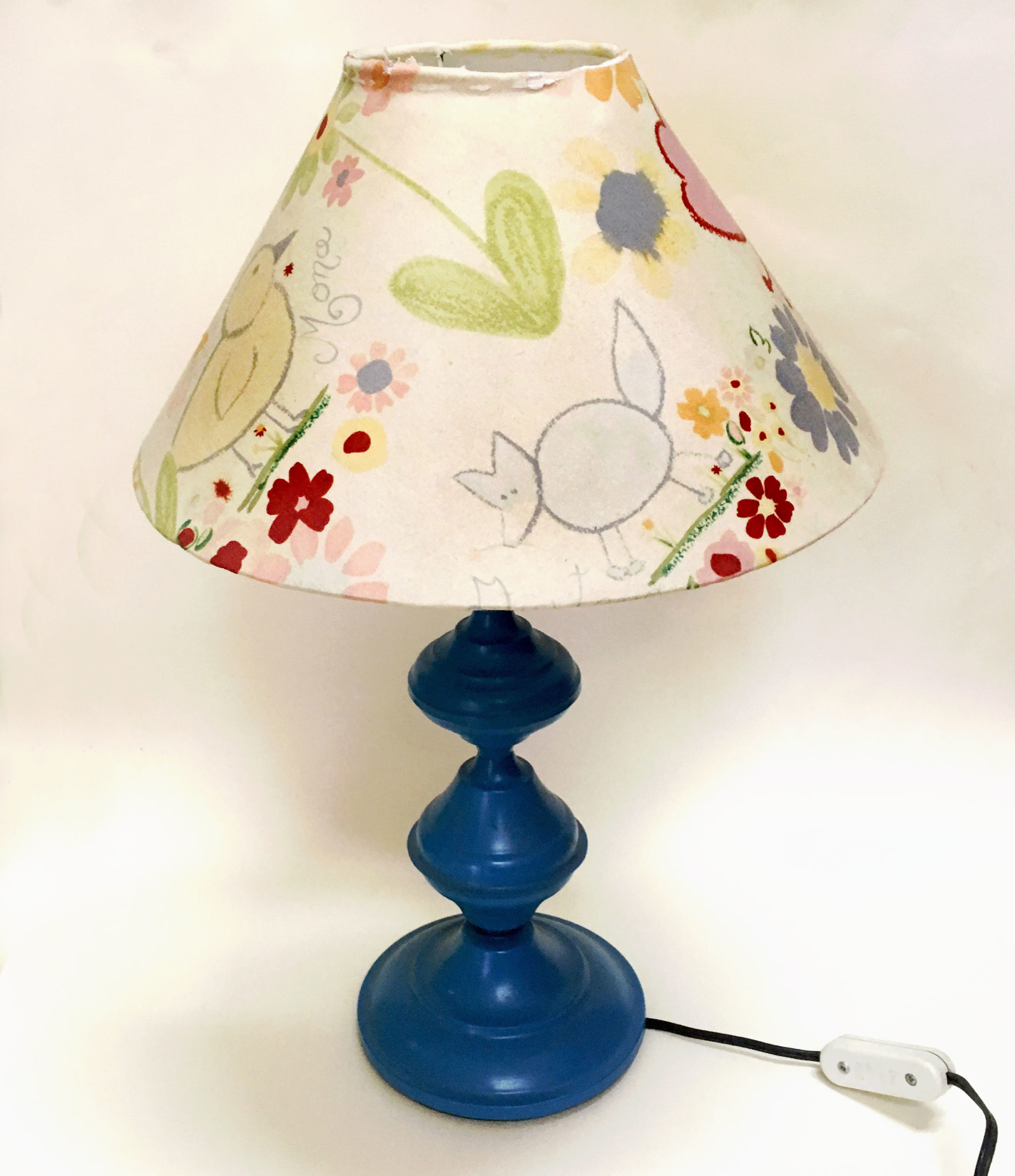 Lampshade w/base-Max & Mona