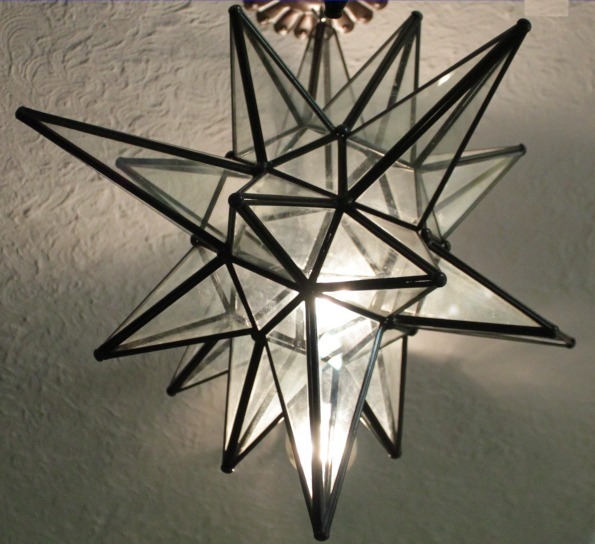 Star Light - Clear Glass Pointed Star (60cm)