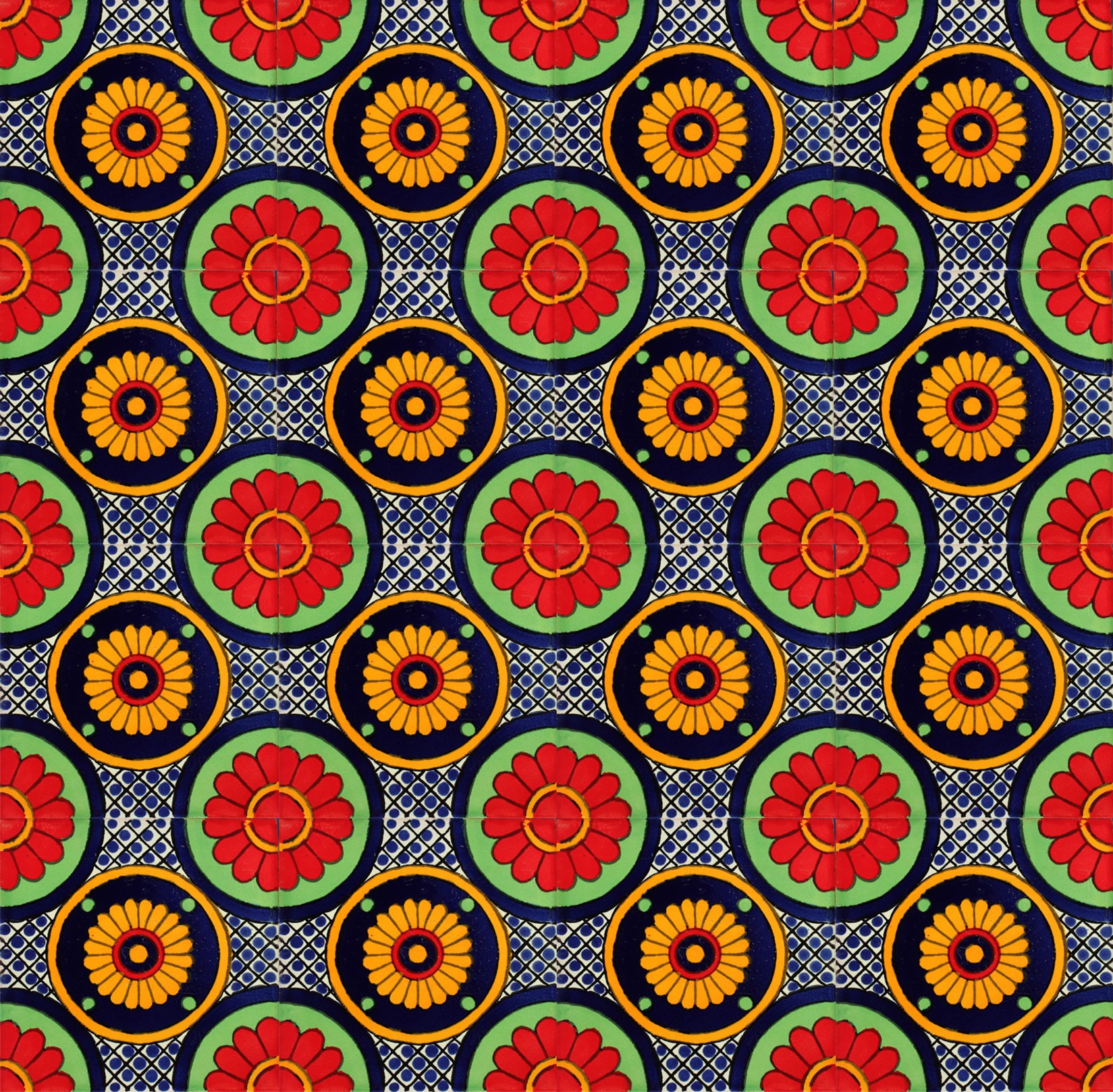 Mexican Talavera Tile – MAN005_RED