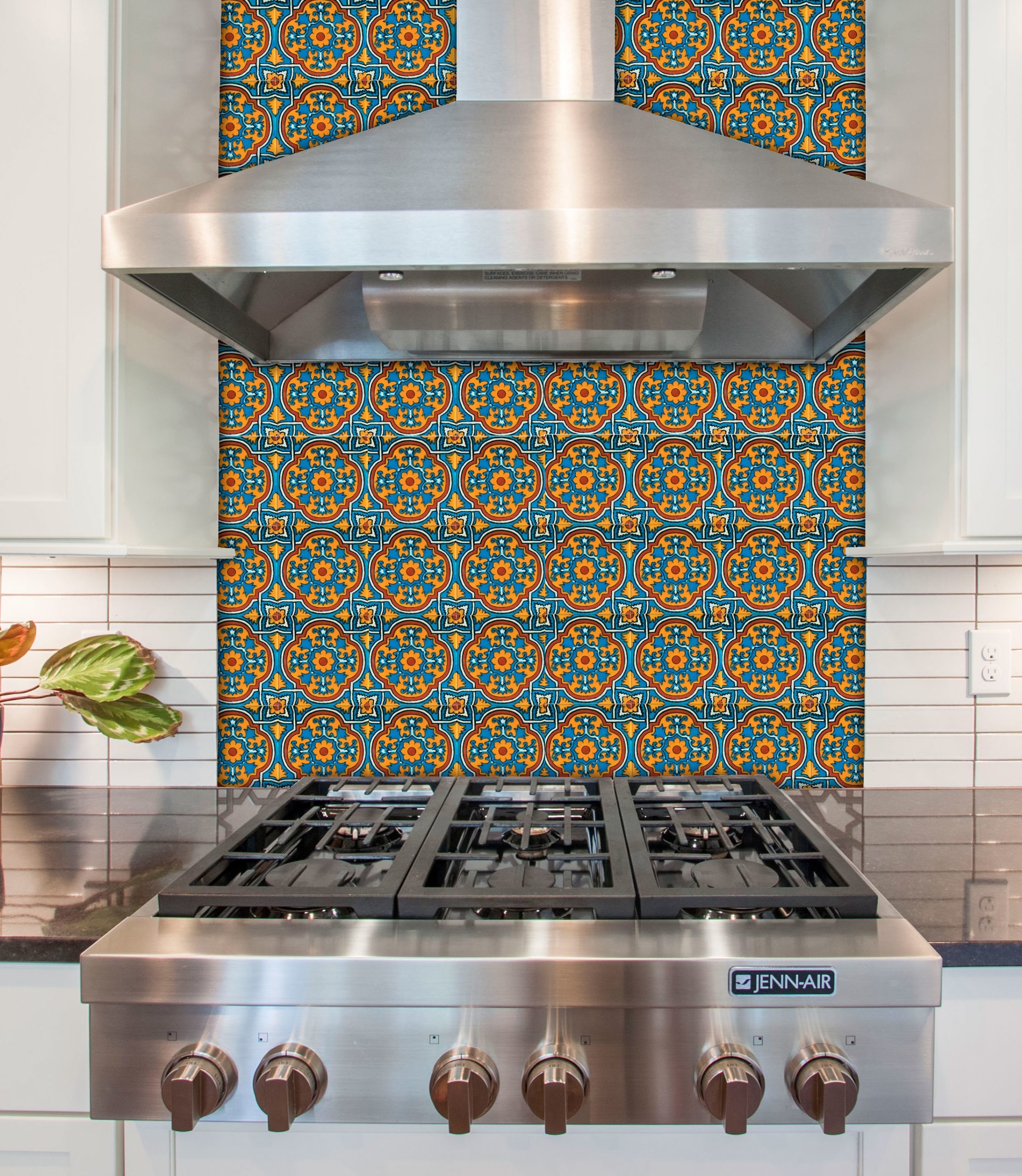 Mexican Talavera Tile - MAN-010 RED