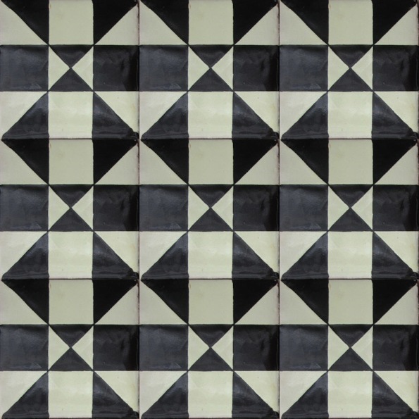 Mexican Talavera Tile - MAN022_BLACK