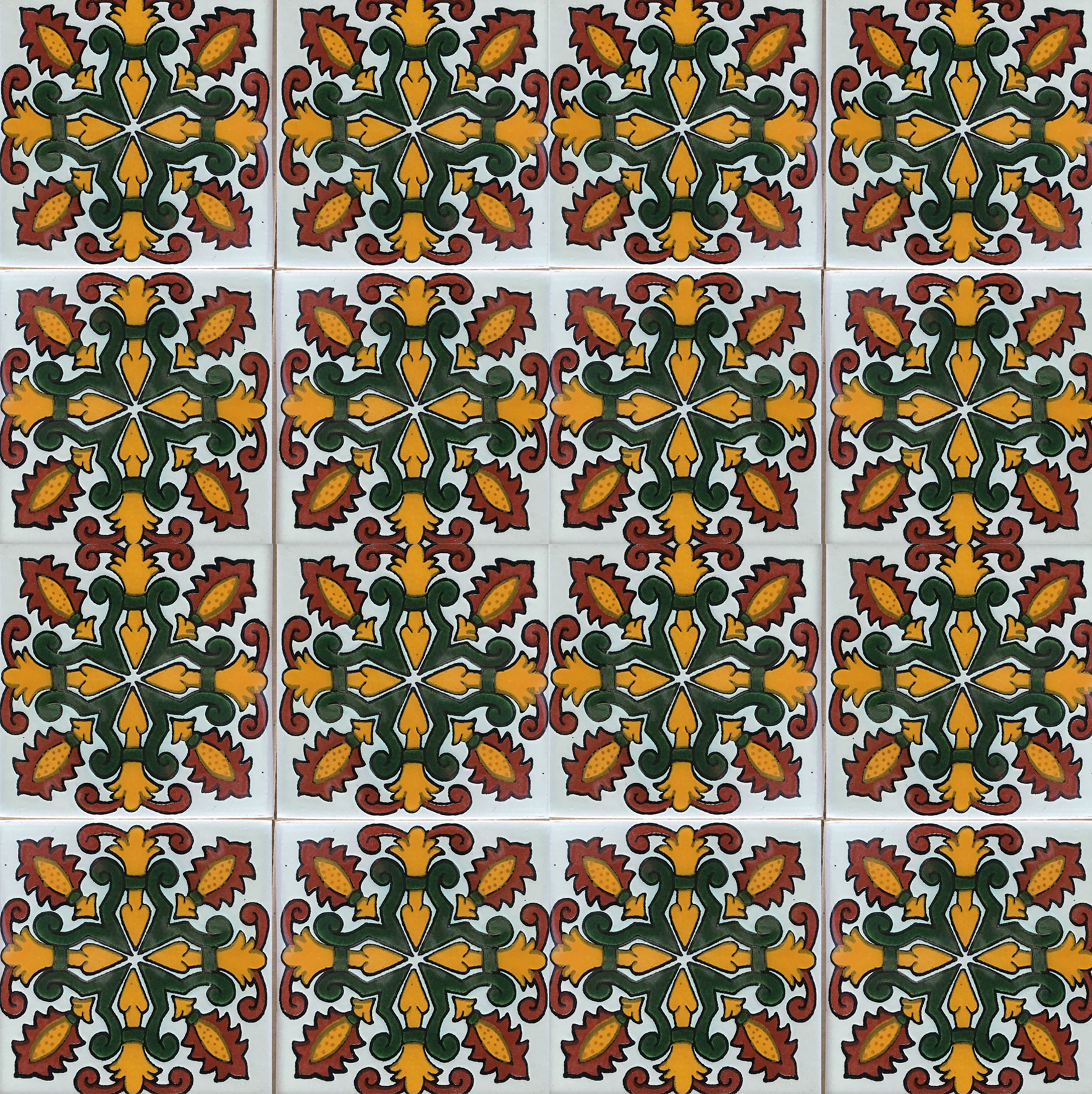 Mexican Talavera Tile - HAD-073