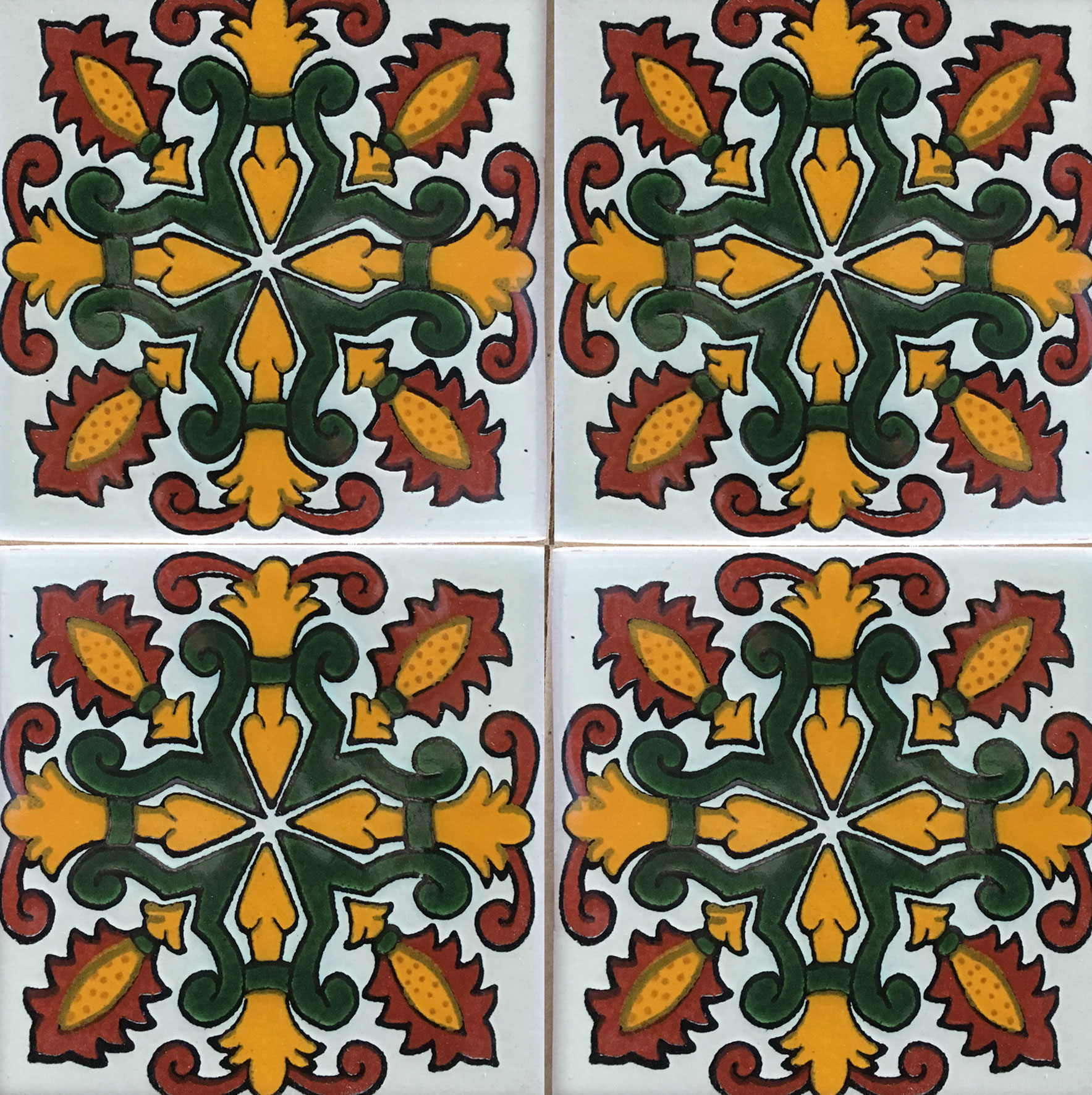 Mexican Talavera Tile - HAD-073