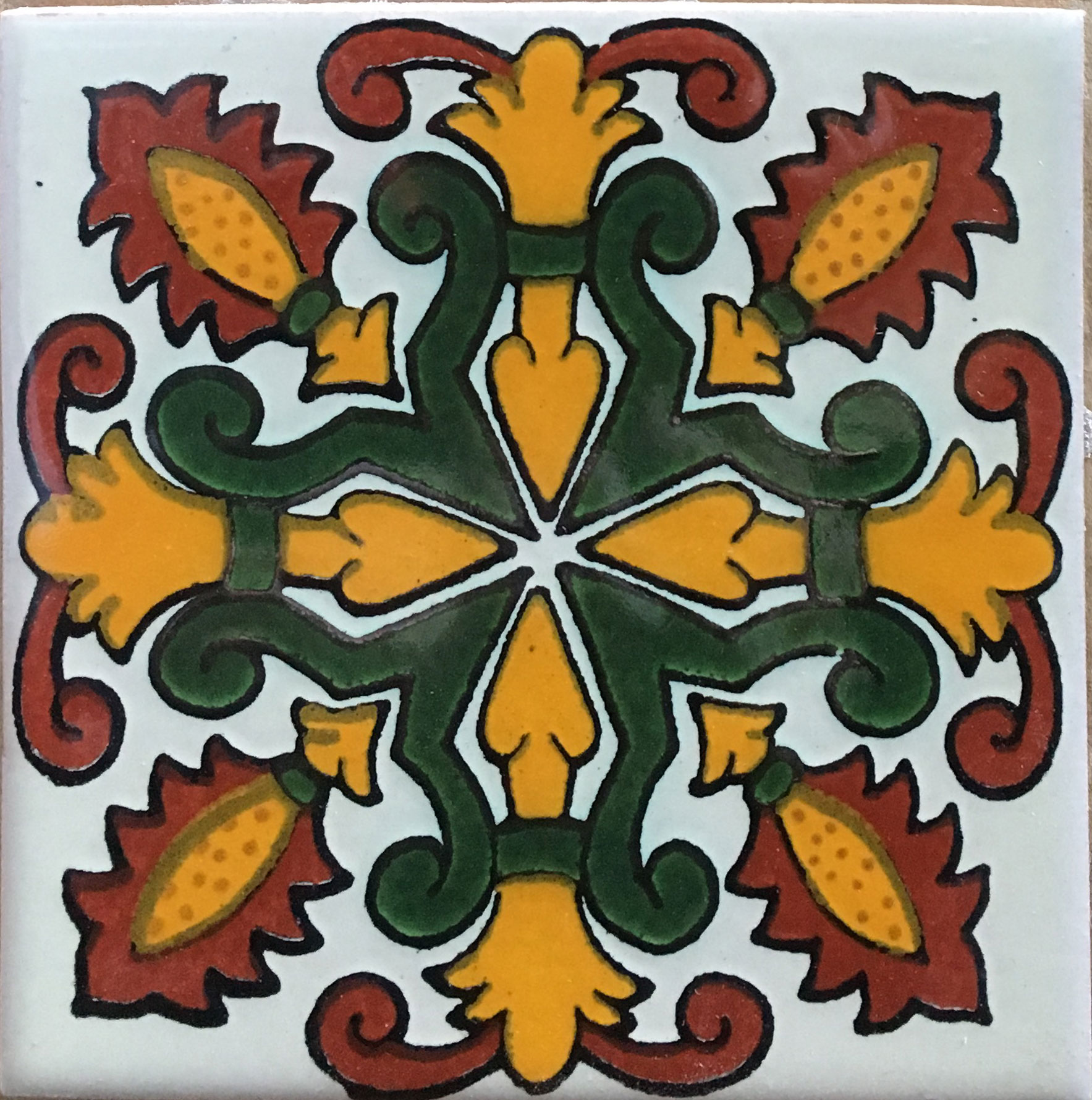Mexican Talavera Tile - HAD-073
