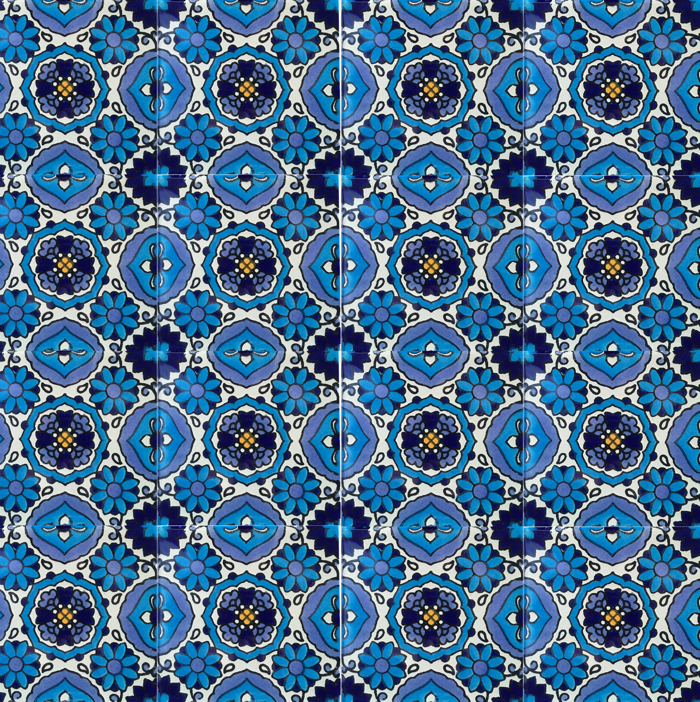 Mexican Talavera Tile - NEW-006 LAURA