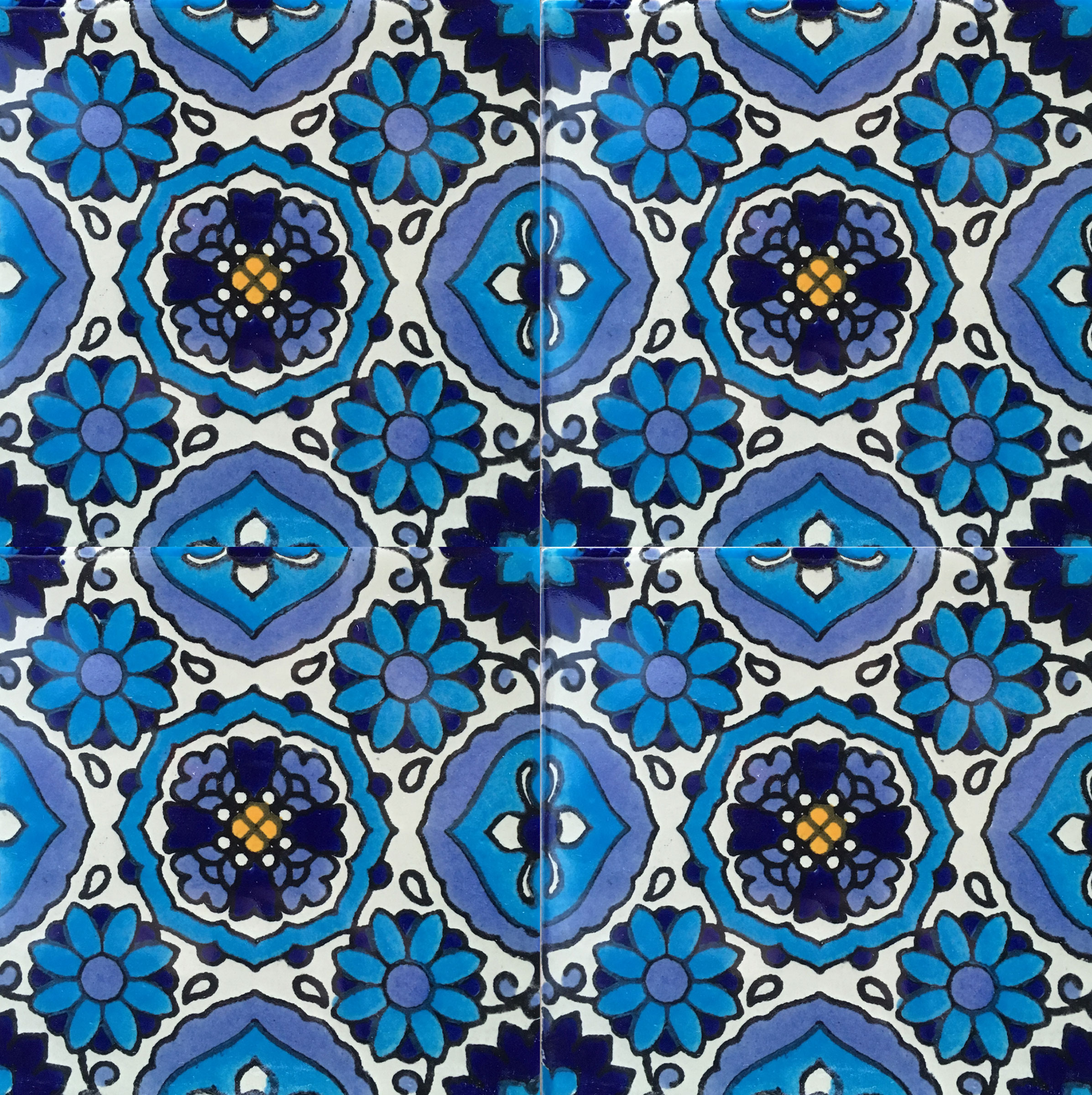 Mexican Talavera Tile - NEW-006 LAURA