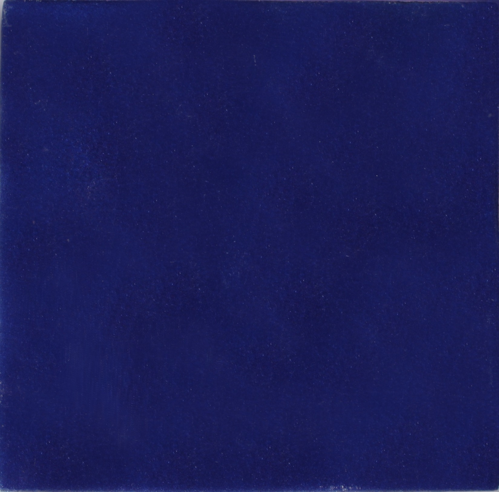 Mexican Talavera Tile- PLAIN COBALT BLUE
