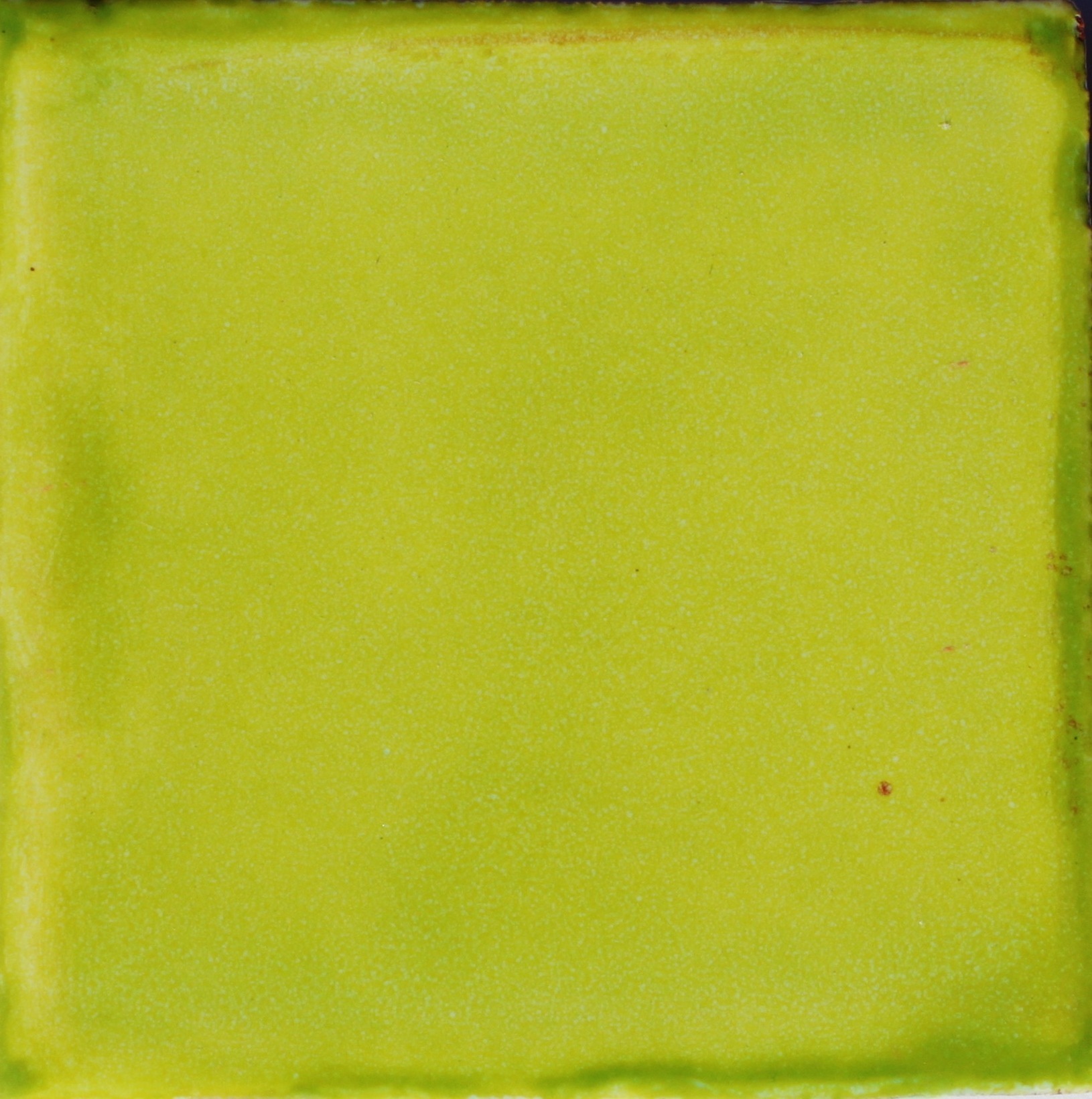 Mexican Talavera Tile – PLAIN LIME GREEN