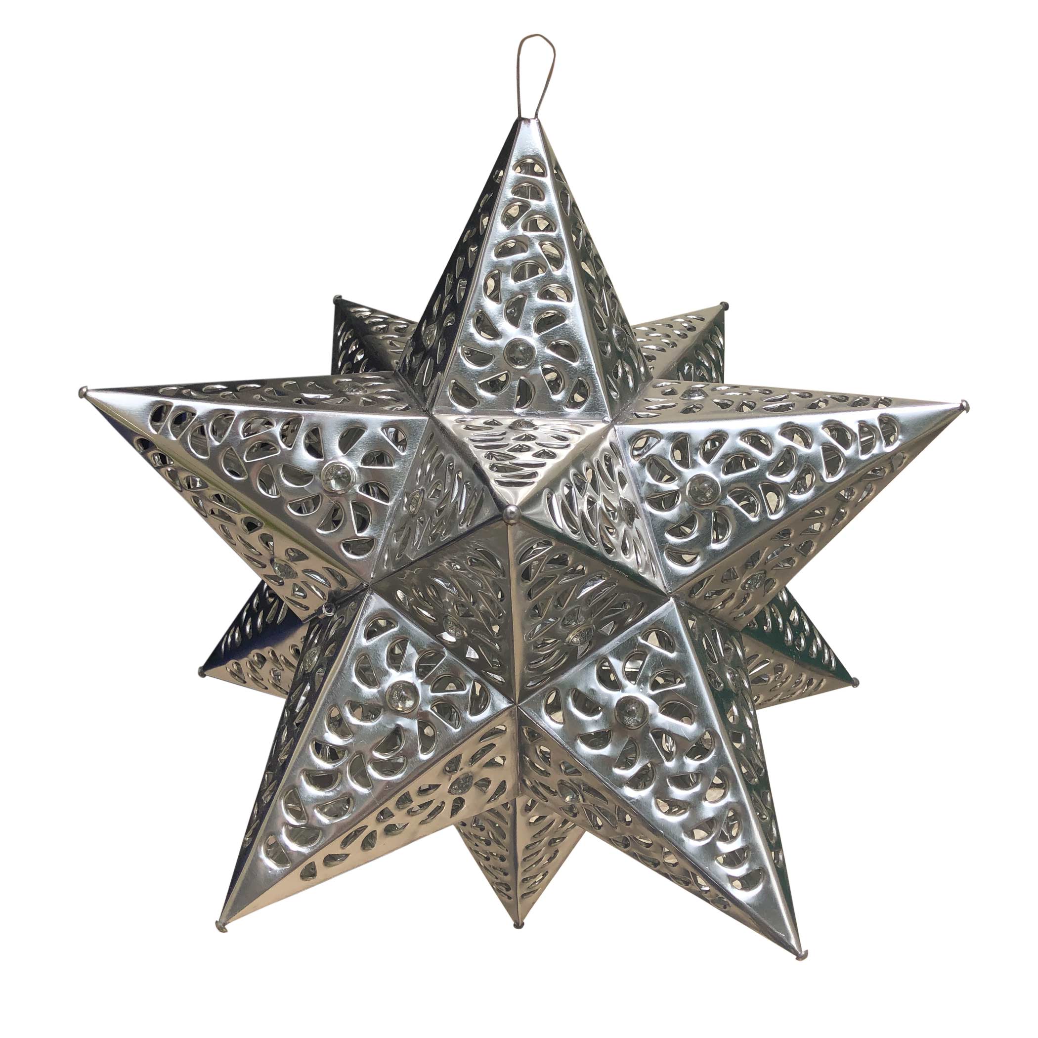 Star Light - W/Clear Marbles Silver