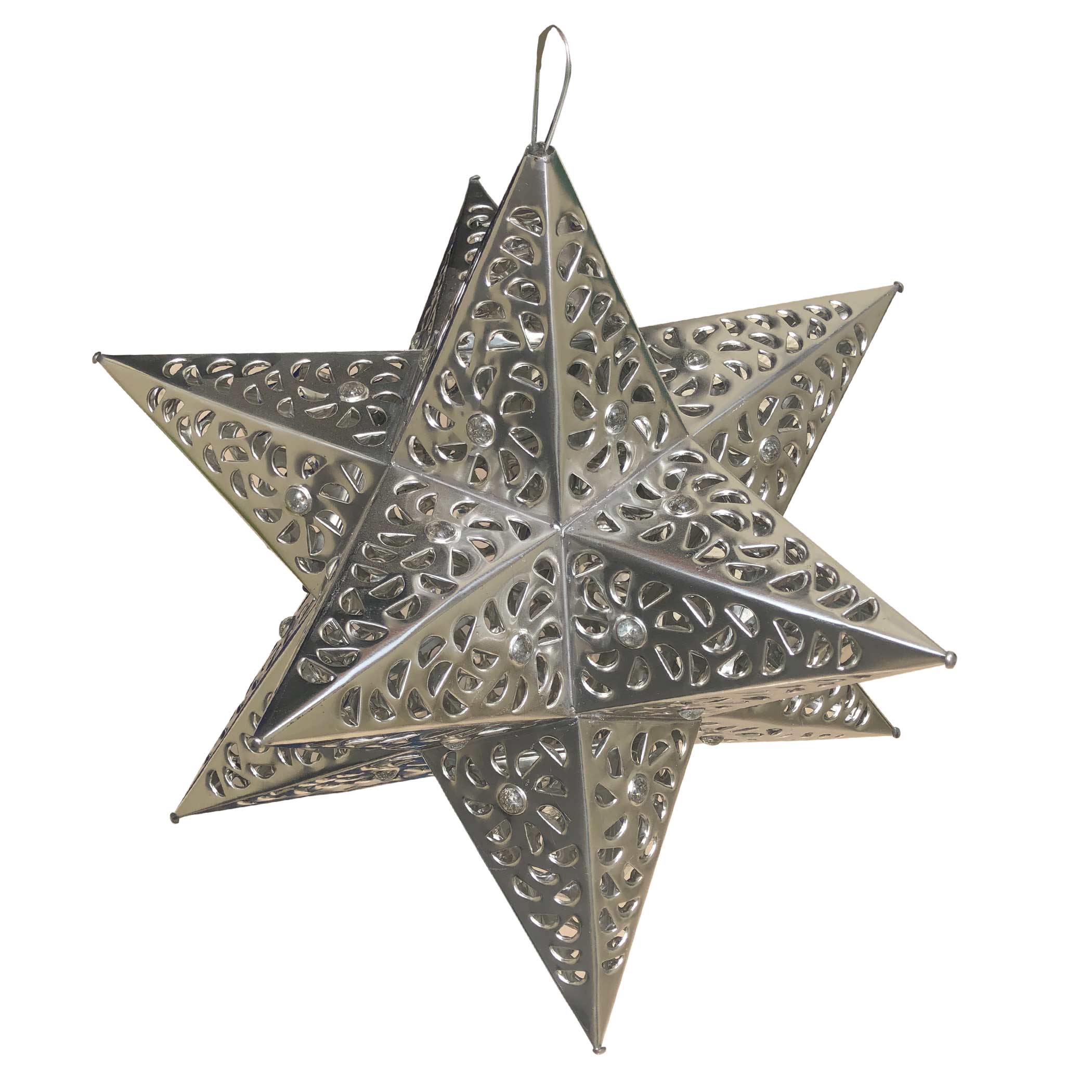 Star Light - W/Clear Marbles Silver