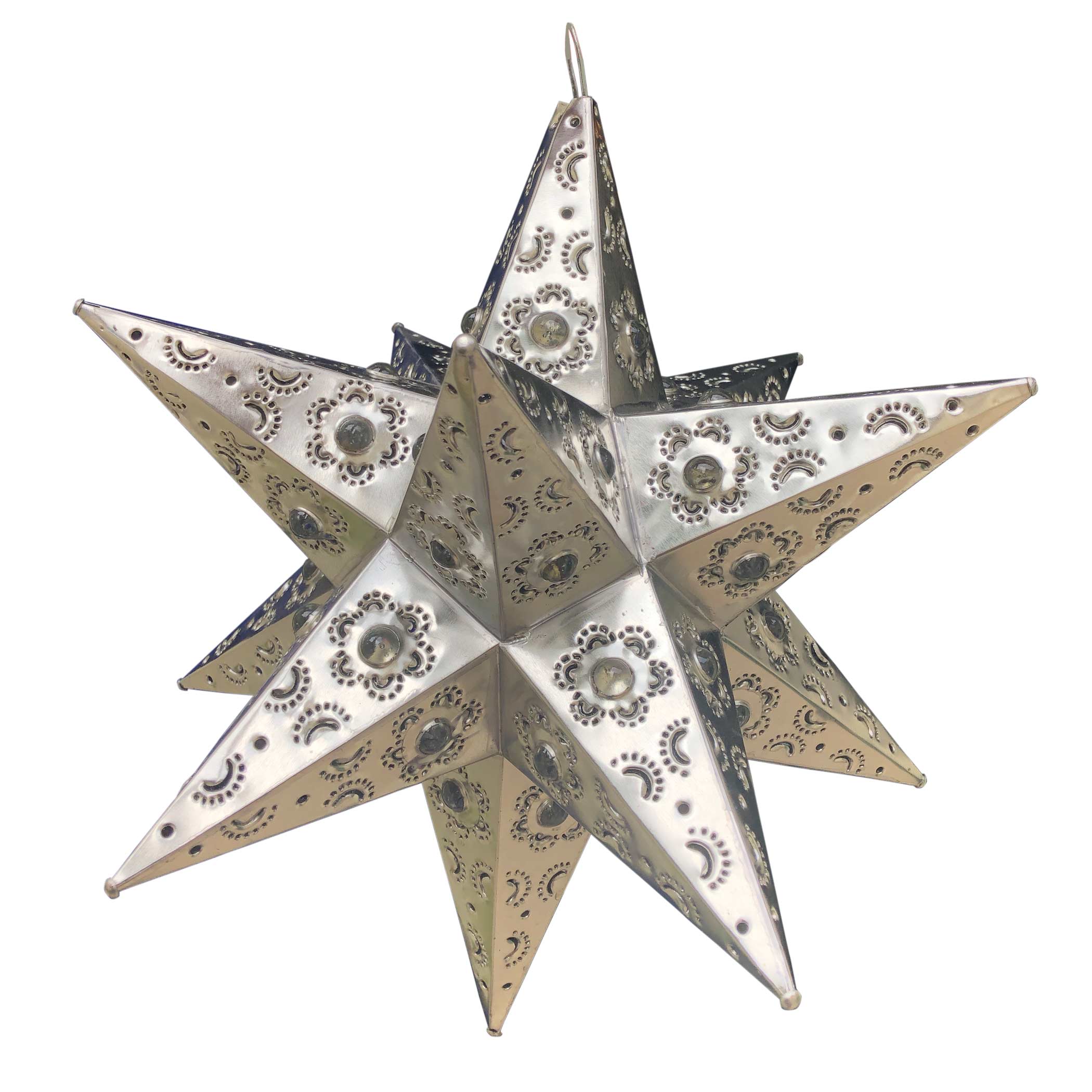 Star Light - W/Clear Marbles Silver