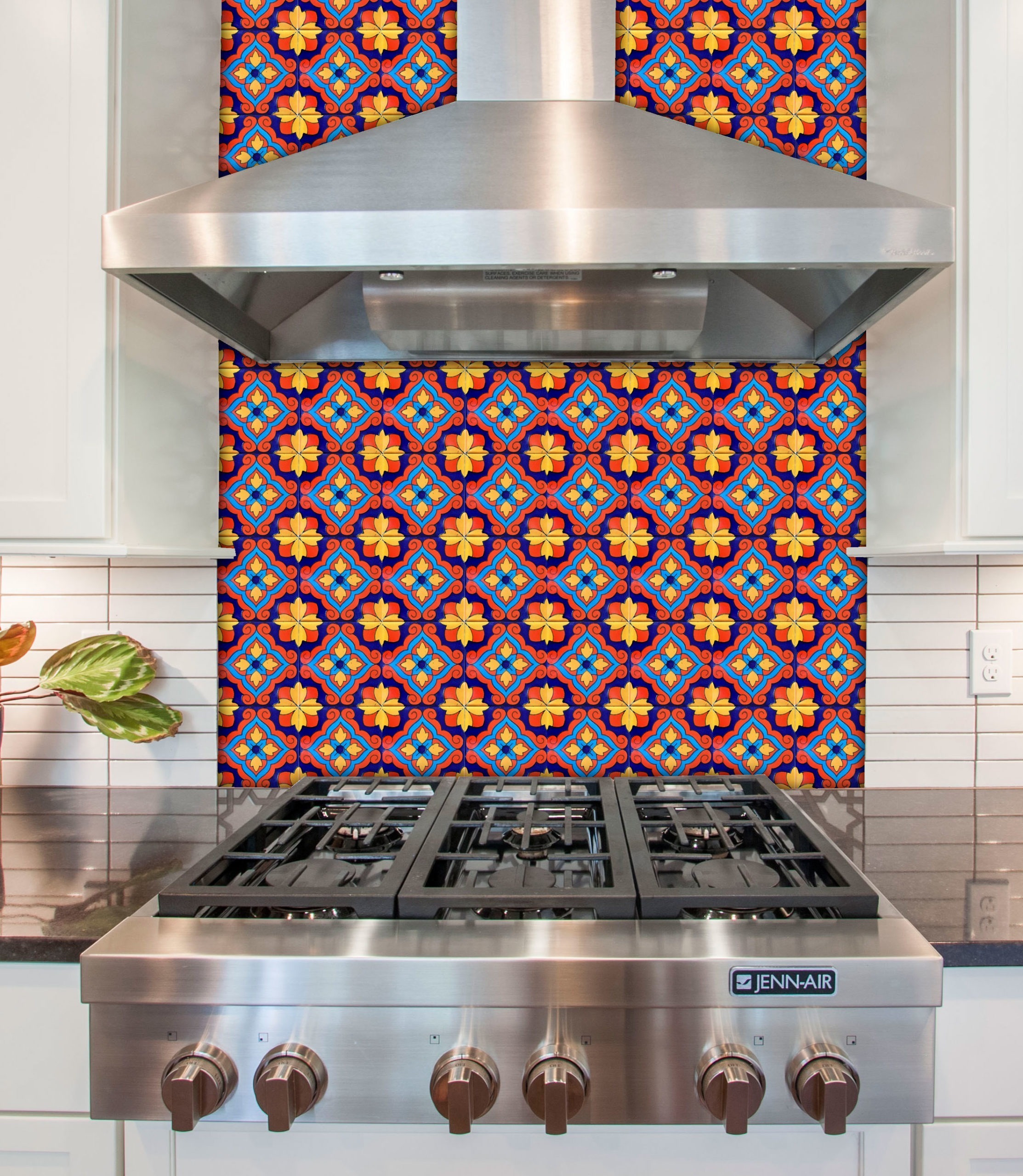 Mexican Talavera Tile - TOLEDO COBALTO
