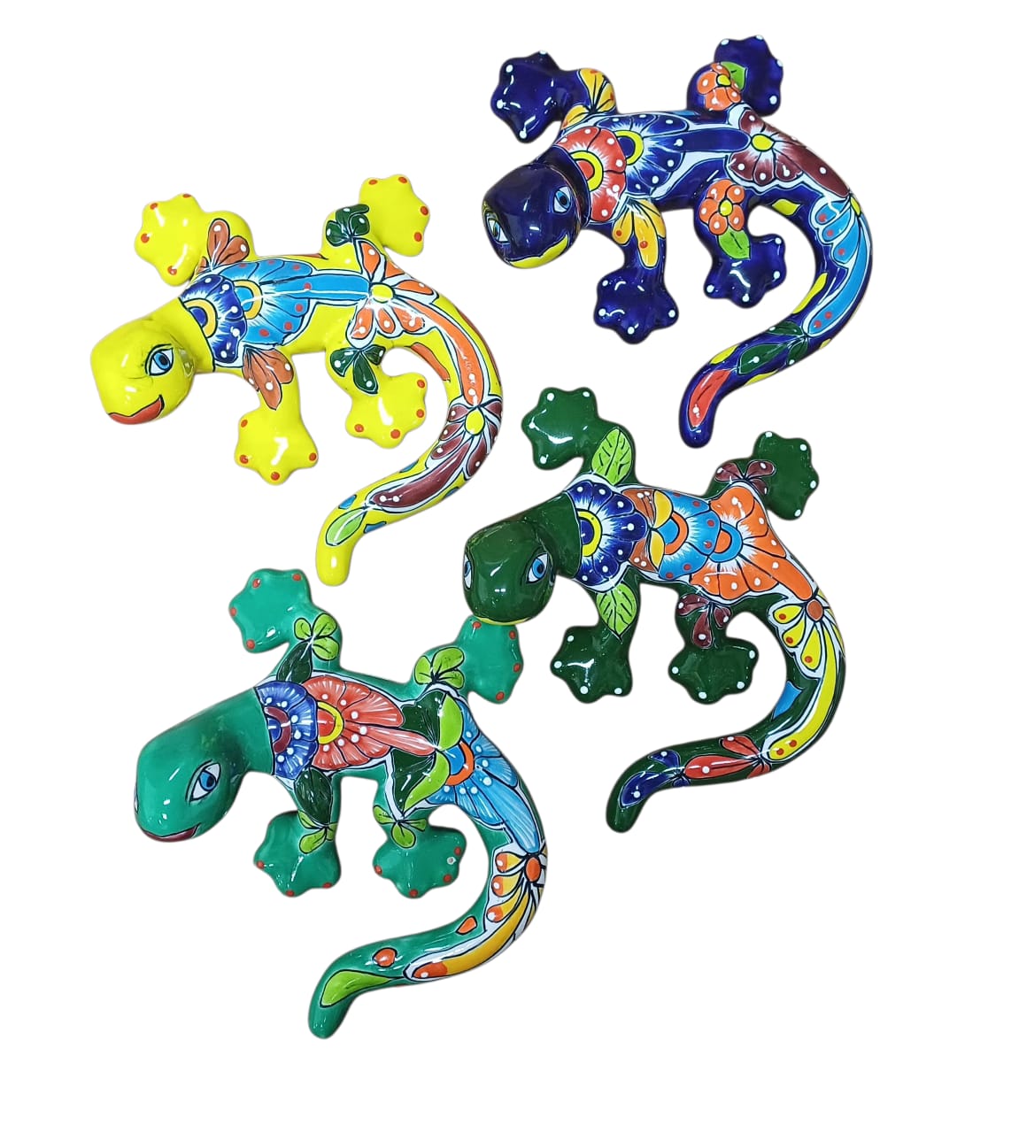 Hand Painted Ceramic Salamander (Medium)