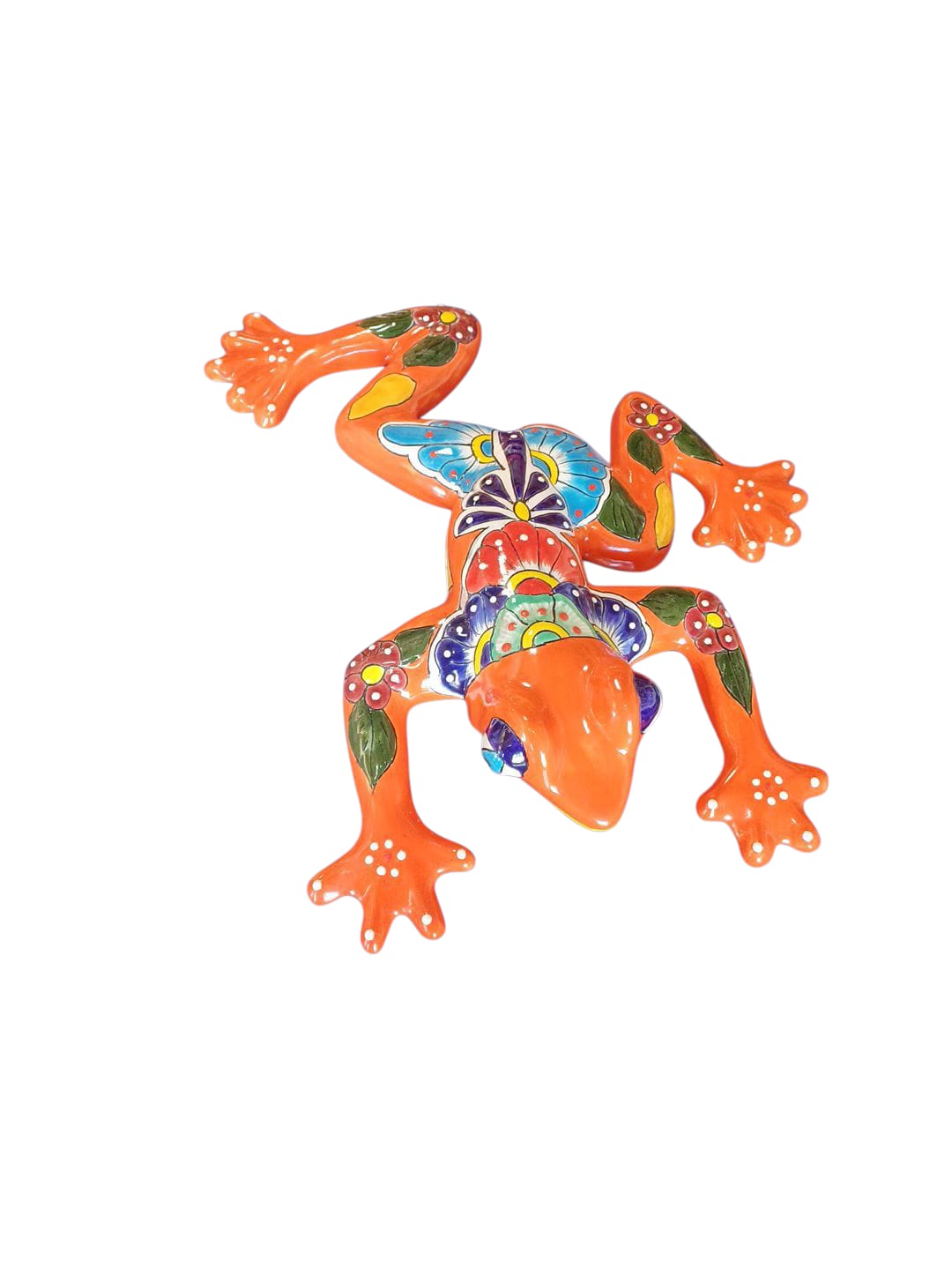 Hand Painted Ceramic Frog (Small)
