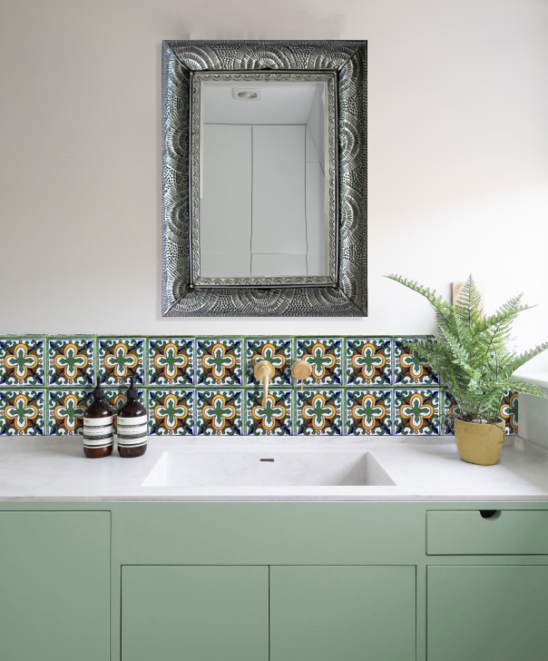 Mexican Talavera Tile - HAD 029_GREEN