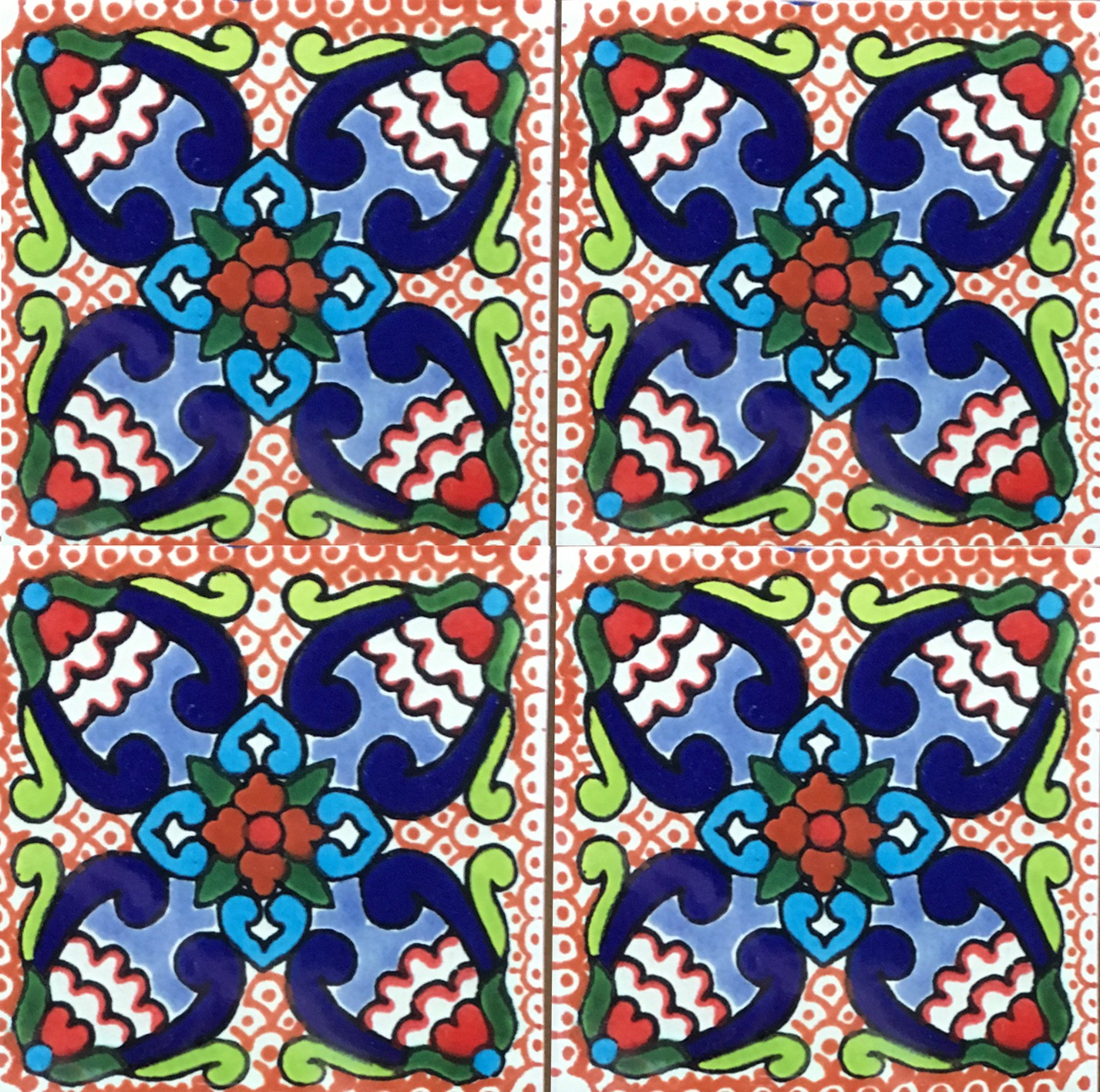 Mexican Talavera Tile - HAD 092